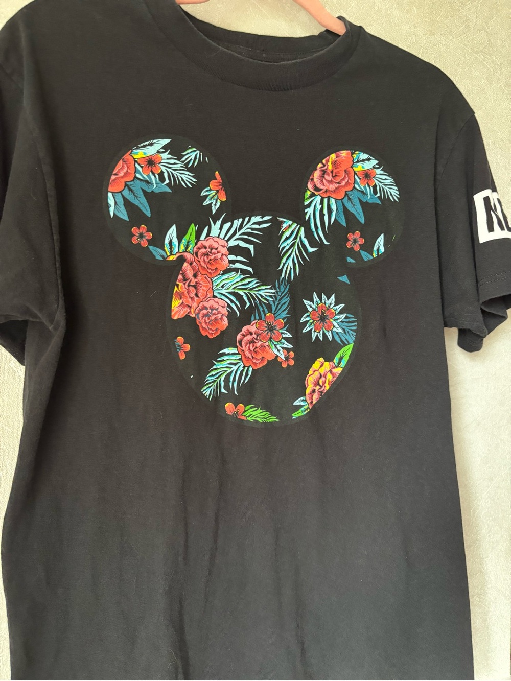 Neff Black and White Logo Tee